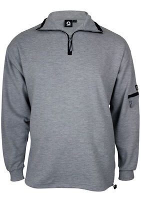 NORTH 56° AERO OTTOMAN ¼ SWEAT TOP-activewear-KINGSIZE BIG & TALL