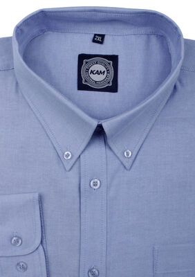 KAM CHAMBRAY L/S SHIRT-sale clearance-KINGSIZE BIG & TALL