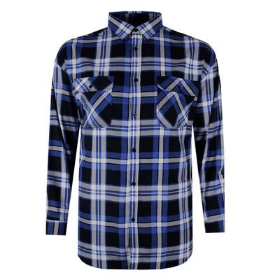 PILBARA FLANNELETTE SHIRT-shirts casual & business-KINGSIZE BIG & TALL
