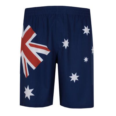 BRONCO AUSSIE FLAG BOARDSHORTS-sale clearance-KINGSIZE BIG & TALL