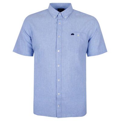 RAGING BULL CASUAL LINEN BLEND S/S SHIRT-sale clearance-KINGSIZE BIG & TALL