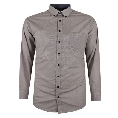 CASA MODA FAWN CIRCLE L/S SHIRT-shirts-KINGSIZE BIG & TALL