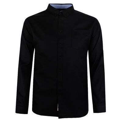DUKE RICHARD OXFORD L/S SHIRT-sale clearance-KINGSIZE BIG & TALL