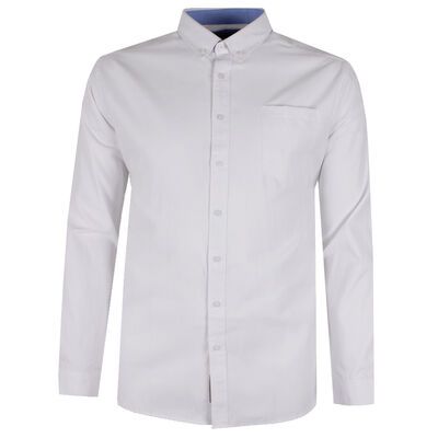 DUKE RICHARD OXFORD L/S SHIRT-sale clearance-KINGSIZE BIG & TALL