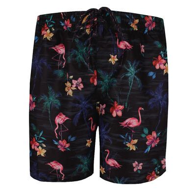 DUKE CAMPTON FLAMINGO BOARDSHORTS-sale clearance-KINGSIZE BIG & TALL