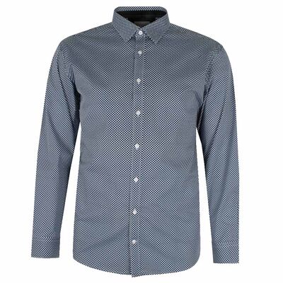 BROOKSFIELD RETRO-BRICK L/S BUSINESS SHIRT-sale clearance-KINGSIZE BIG & TALL