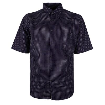 CIPOLLINI 33 GEO MICROFIBRE S/S SHIRT-sale clearance-KINGSIZE BIG & TALL