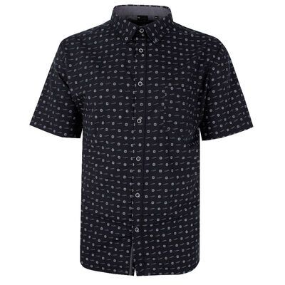 KAM TRIANGLE DIA GEO S/S SHIRT-sale clearance-KINGSIZE BIG & TALL
