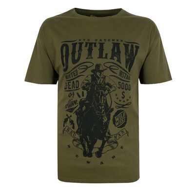 BRONCO OUTLAW T-SHIRT-tshirts & tank tops-KINGSIZE BIG & TALL