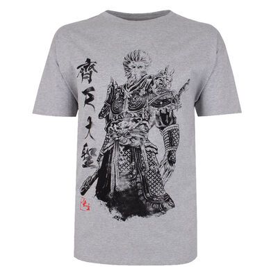 BRONCO MONKEY WARRIOR T-SHIRT-tshirts & tank tops-KINGSIZE BIG & TALL
