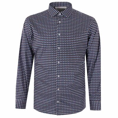 BROOKSFIELD RECORD L/S BUSINESS SHIRT-sale clearance-KINGSIZE BIG & TALL