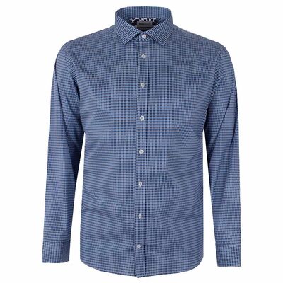 BROOKSFIELD 24 TRI L/S BUSINESS SHIRT-sale clearance-KINGSIZE BIG & TALL