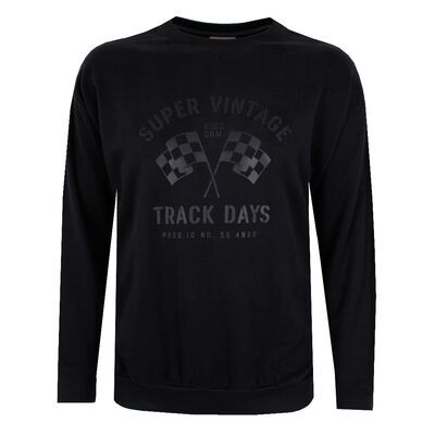 NORTH 56° SUPER VINTAGE SWEAT TOP-sale clearance-KINGSIZE BIG & TALL