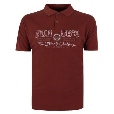 NORTH 56° CHALLENGE PIQUE POLO-sale clearance-KINGSIZE BIG & TALL