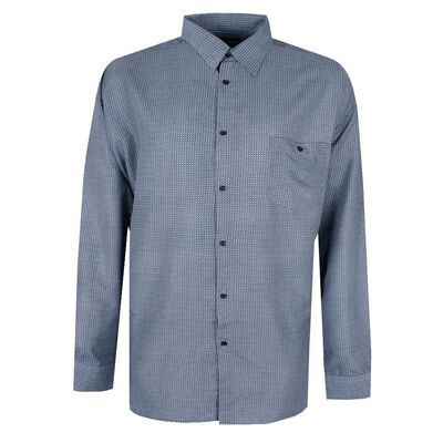 CIPOLLINI 746 GEO L/S SHIRT-sale clearance-KINGSIZE BIG & TALL