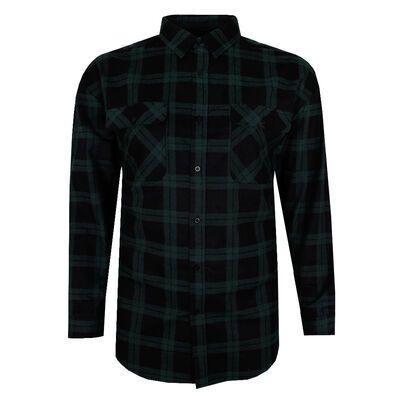 PILBARA FLANNELETTE SHIRT-shirts casual & business-KINGSIZE BIG & TALL