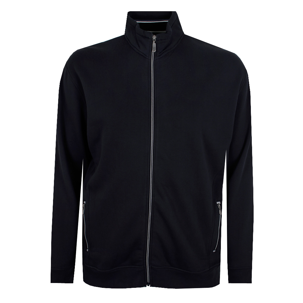 BACKBAY SUBTLE FLEECE LINED ZIP SWEAT TOP