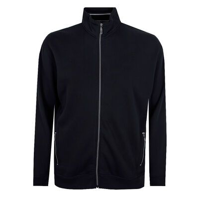 BACKBAY SUBTLE FLEECE LINED ZIP SWEAT TOP-sale clearance-KINGSIZE BIG & TALL