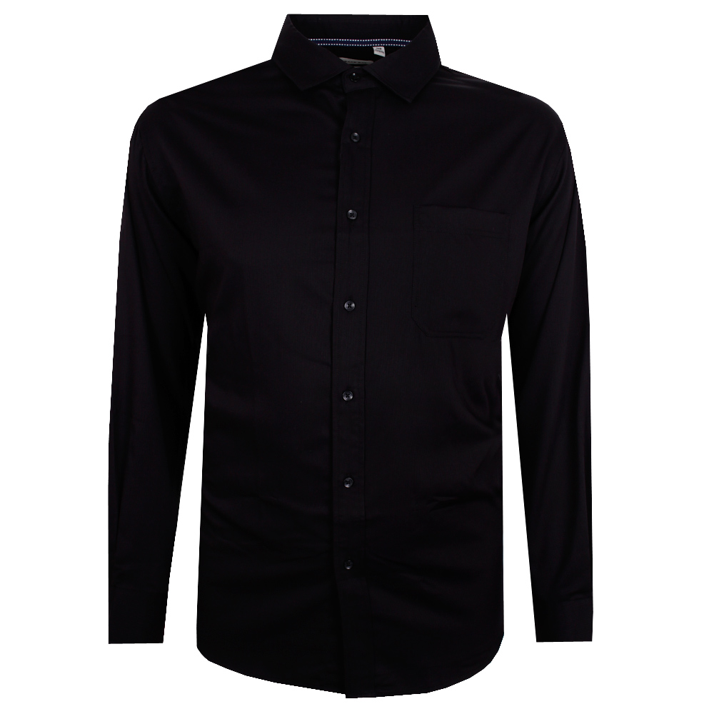 BACKBAY PLAIN RIBBED L/S SHIRT