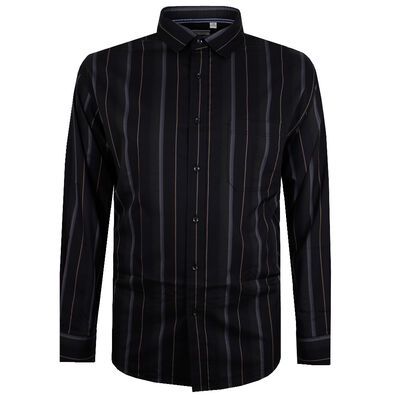 BACKBAy 202 STRIPE L/S SHIRT-sale clearance-KINGSIZE BIG & TALL
