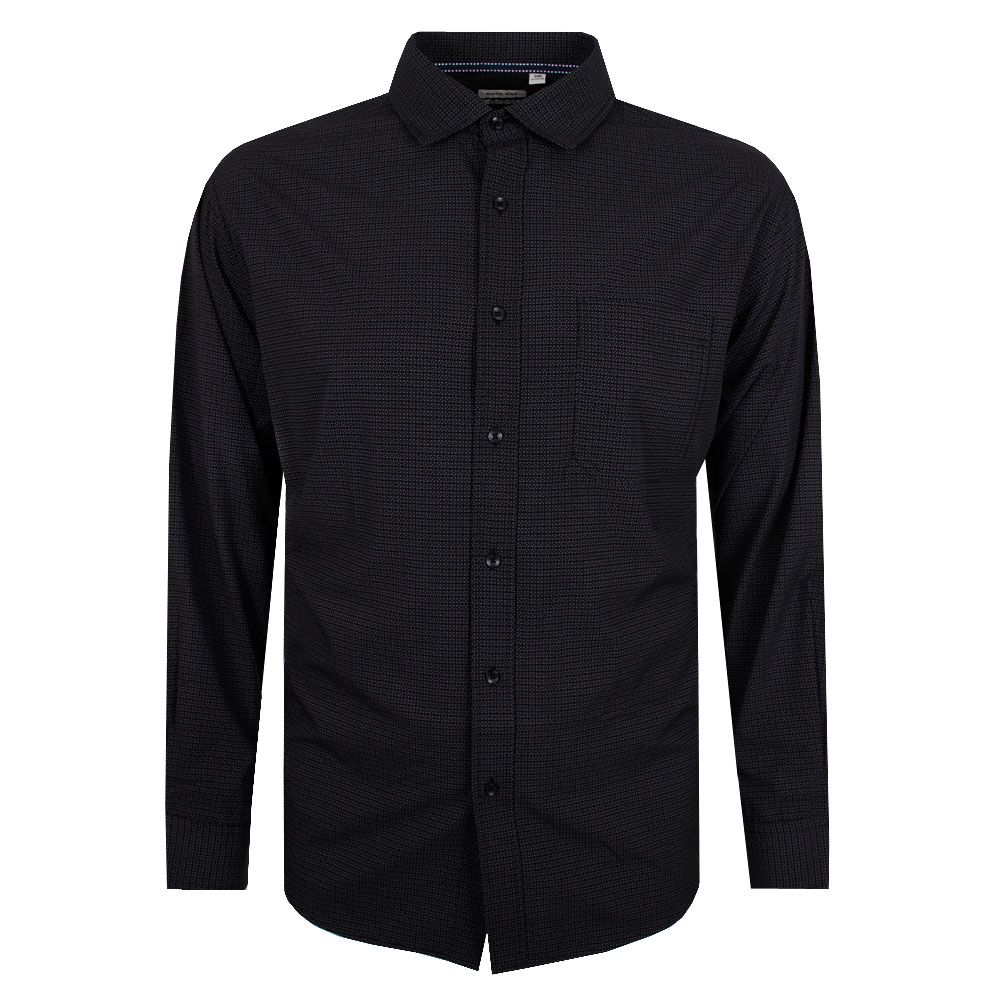 BACKBAY GEOMETRIC DOT-SQAURE L/S SHIRT