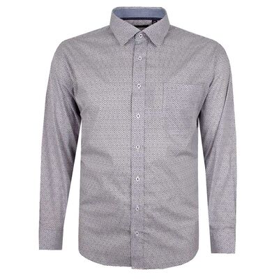 BACKBAY DANCING DIAMONDS L/S SHIRT -sale clearance-KINGSIZE BIG & TALL
