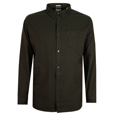 BEN SHERMAN OXFORD BUTTON-DOWN L/S SHIRT-sale clearance-KINGSIZE BIG & TALL