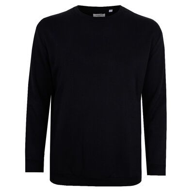 JACK & JONES BASIC SWEAT TOP-fleecy tops & hoodies-KINGSIZE BIG & TALL