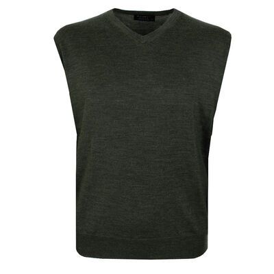 ANSETT MERINO V NECK VEST-knitwear-KINGSIZE BIG & TALL