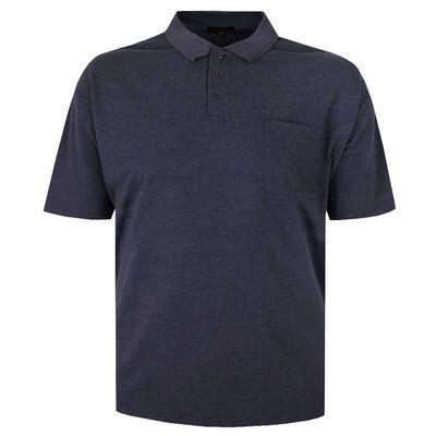 BRONCO PIQUE POLO SHIRT-big mens basics-KINGSIZE BIG & TALL