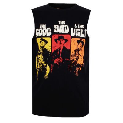 BRONCO GOOD BAD UGLY TANK TOP-tshirts & tank tops-KINGSIZE BIG & TALL