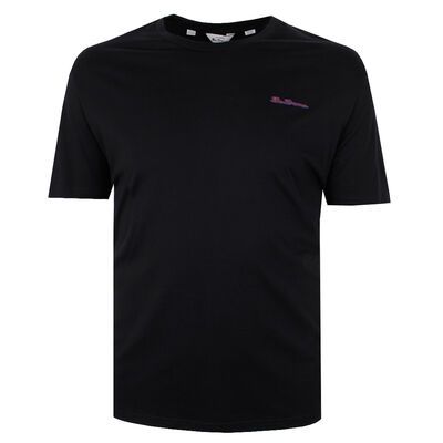 BEN SHERMAN SILICONE BADGE T-SHIRT-tshirts & tank tops-KINGSIZE BIG & TALL