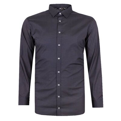 BROOKSFIELD CIRCLE-HOME L/S BUSINESS SHIRT-sale clearance-KINGSIZE BIG & TALL