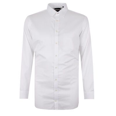 BROOKSFIELD DIAMOND 44 TALL L/S BUSINESS SHIRT-tall range-KINGSIZE BIG & TALL