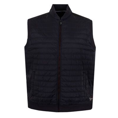 CASA MODA PUFF SLEEVELESS VEST -sale clearance-KINGSIZE BIG & TALL