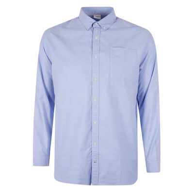 JACK & JONES OXFORD L/S SHIRT-sale clearance-KINGSIZE BIG & TALL