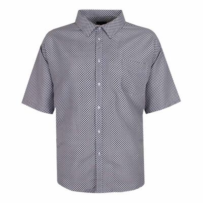 CIPOLLINI 93-123 GEO S/S SHIRT-sale clearance-KINGSIZE BIG & TALL