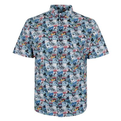 DARIO BELTRAN UMBRETE KOMBI S/S SHIRT-shirts casual & business-KINGSIZE BIG & TALL