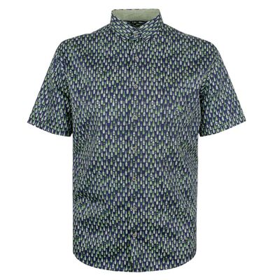 DARIO BELTRAN LORA WINE S/S SHIRT-shirts casual & business-KINGSIZE BIG & TALL