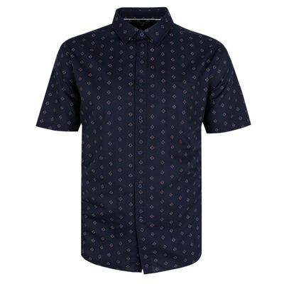 GAZMAN GEO 039 S/S SHIRT-shirts casual & business-KINGSIZE BIG & TALL