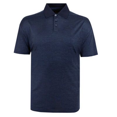 BRONCO STRIPE PERFORM STRETCH POLO-polos-KINGSIZE BIG & TALL