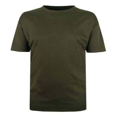 BRONCO PLAIN T-SHIRT -big mens basics-KINGSIZE BIG & TALL