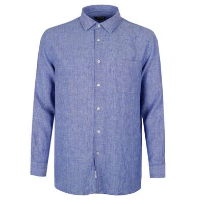 GAZMAN 250 FRENCH LINEN L/S SHIRT-sale clearance-KINGSIZE BIG & TALL