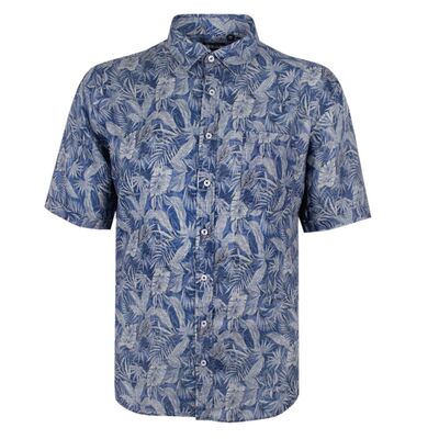 BACKBAY FOND LINEN S/S SHIRT -sale clearance-KINGSIZE BIG & TALL