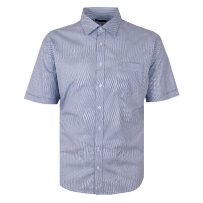 BLUE HORIZON 664 GEO S/S SHIRT -sale clearance-KINGSIZE BIG & TALL