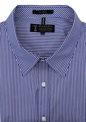 PILBARA 010 STRIPE S/S SHIRT-shirts casual & business-KINGSIZE BIG & TALL