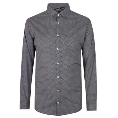 BROOKSFIELD EYE TALL L/S BUSINESS SHIRT-tall range-KINGSIZE BIG & TALL
