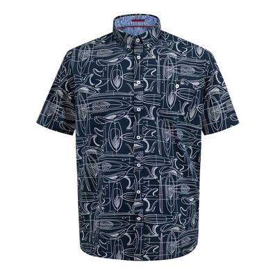 DUKE WORTHING S/S SHIRT-sale clearance-KINGSIZE BIG & TALL
