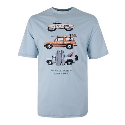 KAM SUMMER CLUB T-SHIRT-sale clearance-KINGSIZE BIG & TALL
