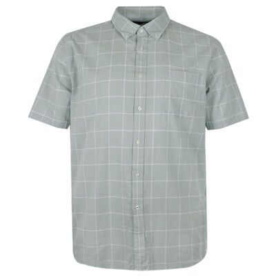 GAZMAN THIN STRIPE S/S SHIRT-sale clearance-KINGSIZE BIG & TALL
